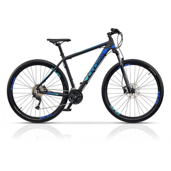 Bicicleta MTB Cross GRX 9 HDB 29 inch negru-albastru