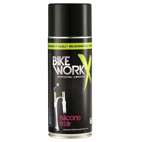 Lubrifiant spray BikeWorkx ulei siliconic furca - 200 ml
